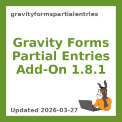 Gravity Forms Partial Entries Add-On 1.8.1