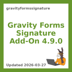 Gravity Forms Signature Add-On 4.9.0