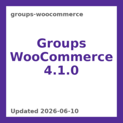 WooCommerce Groups 4.1.0