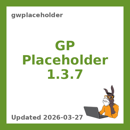 GP Placeholder 1.3.7