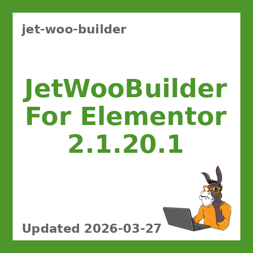 JetWooBuilder For Elementor 2.1.20.1