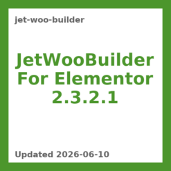 JetWooBuilder For Elementor 2.3.2.1