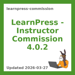 LearnPress – Instructor Commission 4.0.2