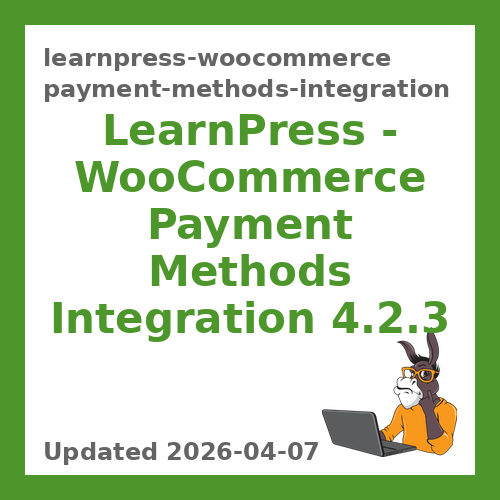 LearnPress - WooCommerce Payment Methods Integration 4.2.3