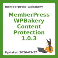 MemberPress WPBakery Content Protection 1.0.3