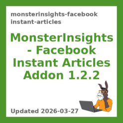 MonsterInsights – Facebook Instant Articles Addon 1.2.2
