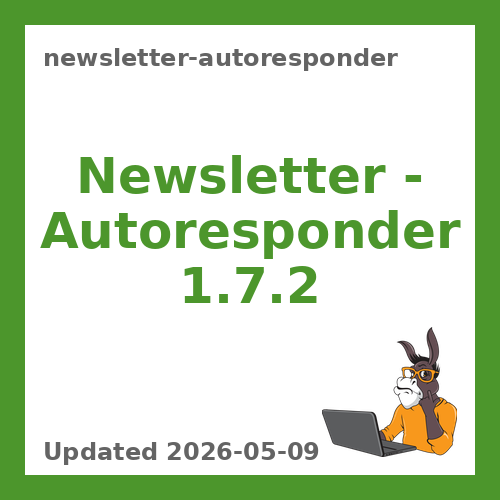 Newsletter - Autoresponder 1.7.2