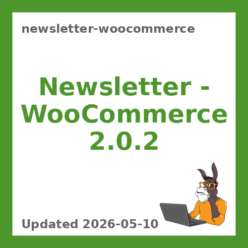 Newsletter - WooCommerce 2.0.2