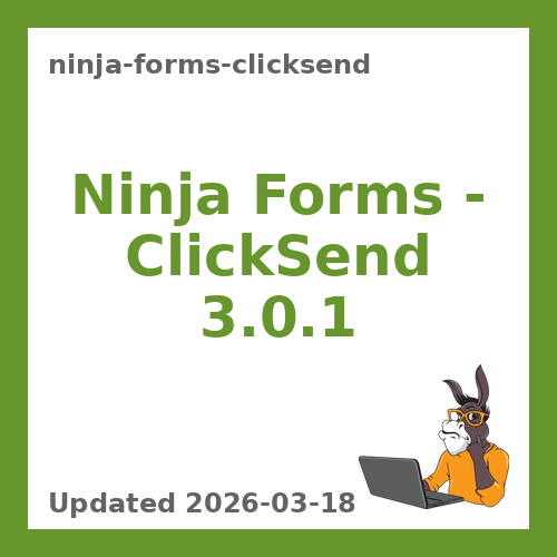 Ninja Forms – ClickSend 3.0.1