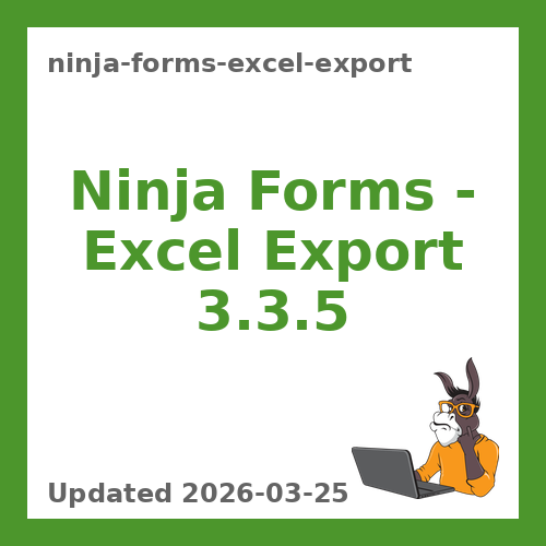 EffectIO Ninja Forms - Excel Export 3.3.5