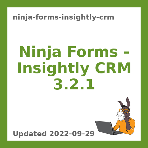 Ninja Forms – Insightly CRM 3.2.1