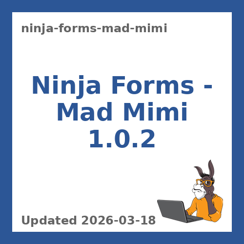 Ninja Forms – Mad Mimi 1.0.2