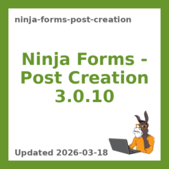 Ninja Forms – Post Creation 3.0.10