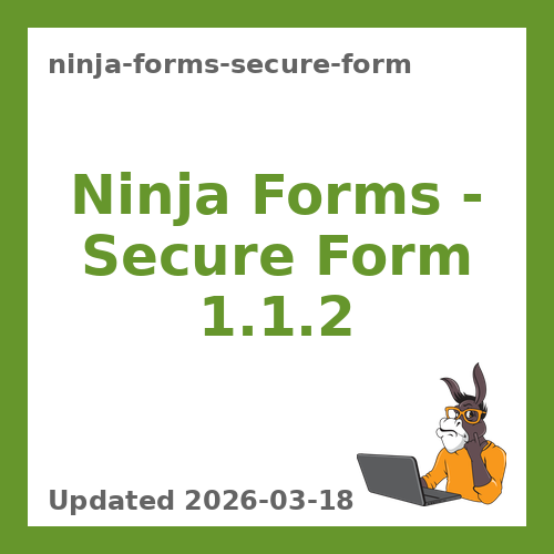 Ninja Forms – Secure Form 1.1.2