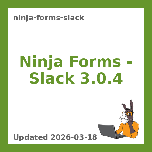 Ninja Forms – Slack 3.0.4