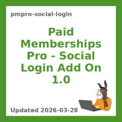 Paid Memberships Pro – Social Login Add On 1.0