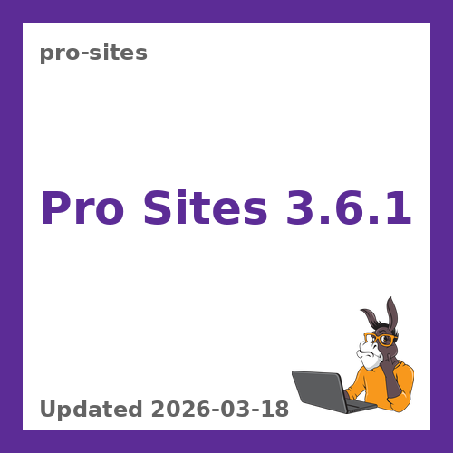 Pro Sites 3.6.1