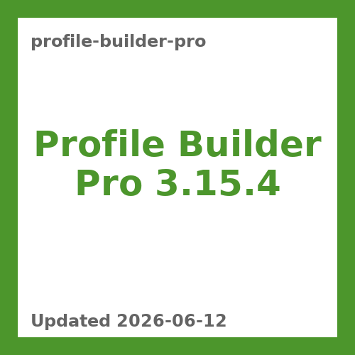 Profile Builder Pro 3.15.4