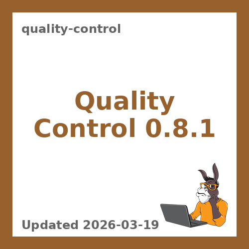 Quality Control Tracking Theme 0.8.1