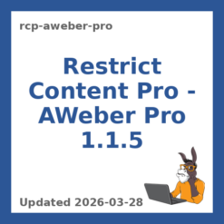 Restrict Content Pro – AWeber Pro 1.1.5
