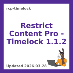 Restrict Content Pro – Timelock 1.1.2