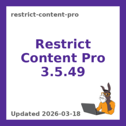 Restrict Content Pro 3.5.49