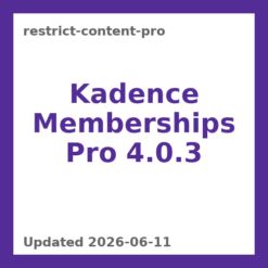 Restrict Content Pro 4.0.3