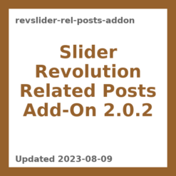 Slider Revolution Related Posts Add-On 2.0.2