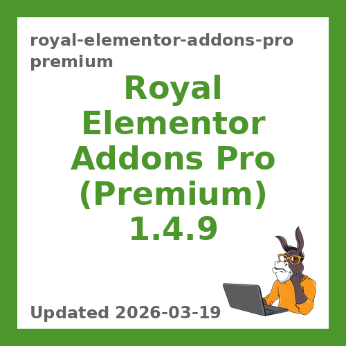 Royal Elementor Addons Pro (Premium) 1.4.9