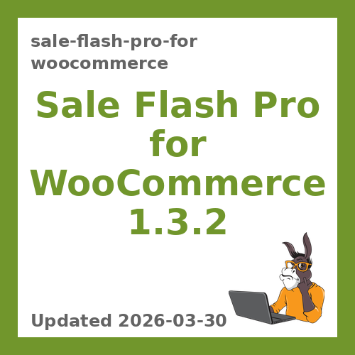 WooCommerce Sale Flash Pro 1.3.2