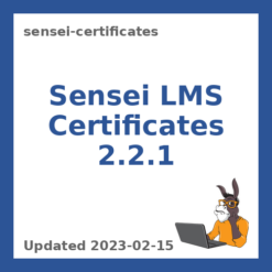 Sensei Certificates 2.2.1