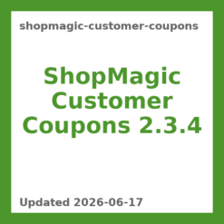 ShopMagic Customer Coupons 2.3.4