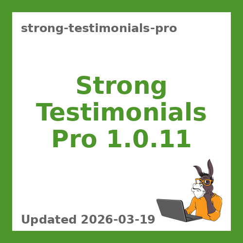Strong Testimonials Pro 1.0.11