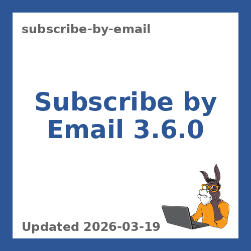 Subscribe by Email 3.6.0