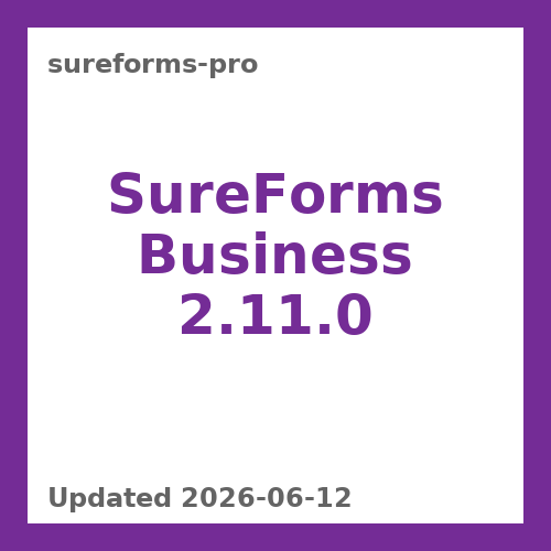 SureForms Business 2.11.0