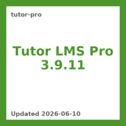 Tutor LMS Pro 3.9.11