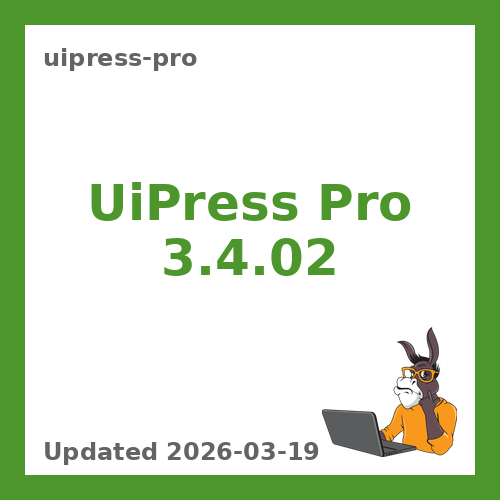 UiPress Pro 3.4.02