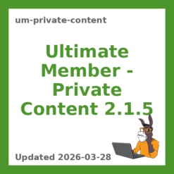 Ultimate Member – Private Content 2.1.5
