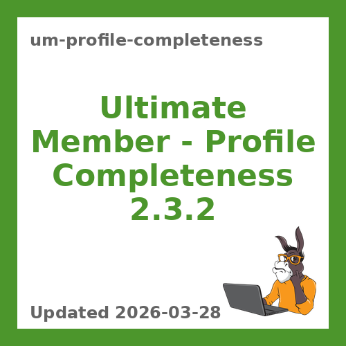 Ultimate Member – Profile Completeness 2.3.2
