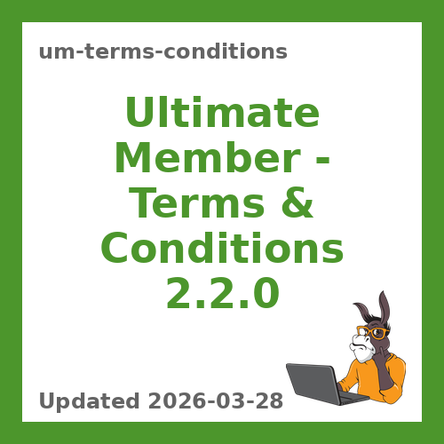 Ultimate Member – Terms & Conditions 2.2.0