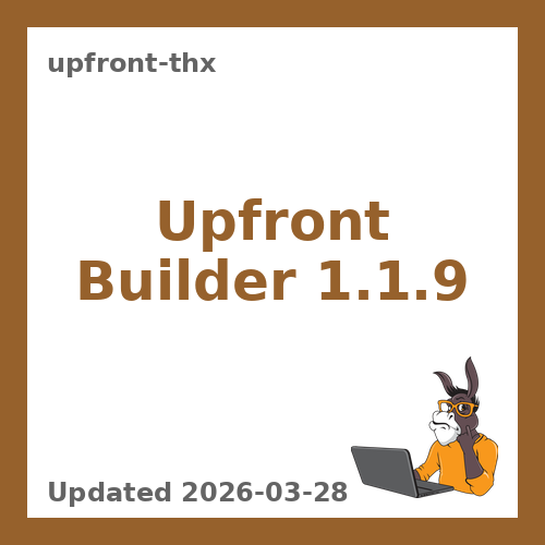 Upfront Builder 1.1.9