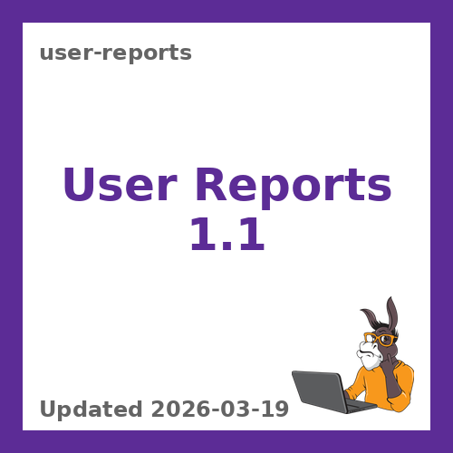 User Reports 1.1