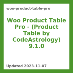 Woo Product Table Pro – (Product Table by CodeAstrology) 9.1.0