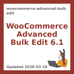 Woocommerce Advanced Bulk Edit 6.1
