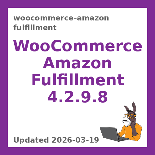 WooCommerce Amazon Fulfillment 4.2.9.8