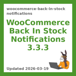 Woo Back In Stock Notifications 3.3.3