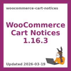 WooCommerce Cart Notices 1.16.3