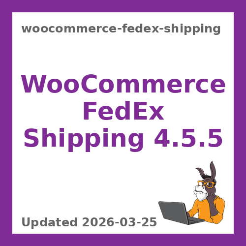 WooCommerce FedEx Shipping 4.5.5