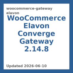 WooCommerce Elavon Converge Gateway 2.14.8