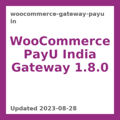 WooCommerce PayU India Gateway 1.8.0
